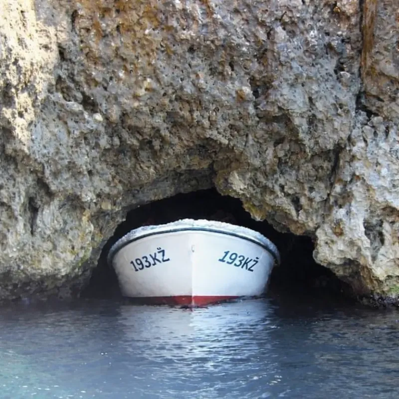 Exit from the Blue cave